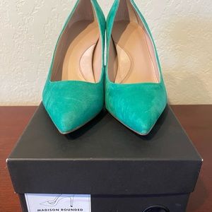 Banana Republic heels, used once, size 8, suede.